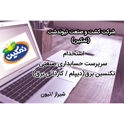 استخدام  سرپرست حسابداری ، تکنسین برق در شیراز